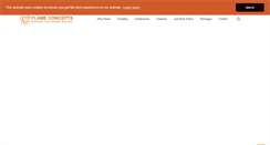 Desktop Screenshot of flameconcepts.com